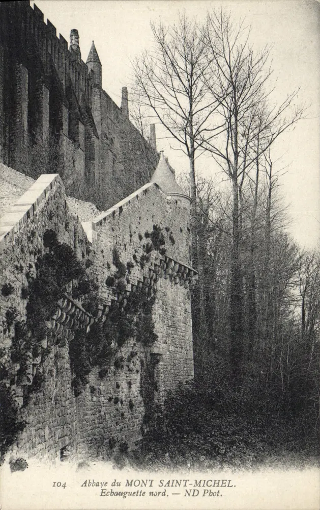 Abtei Mont Saint-Michel — Nord-Ecbouguette — ND Fotografie - Vorderseite