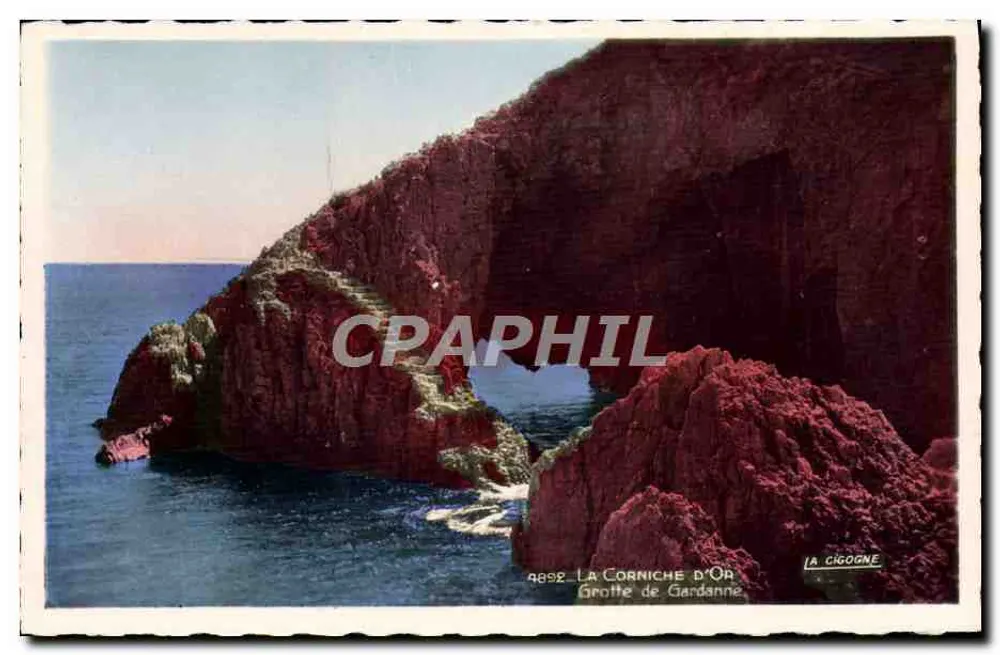 La Corniche d'Or — Grotte de Gardanne — édition LA CIGOGNE - Frente