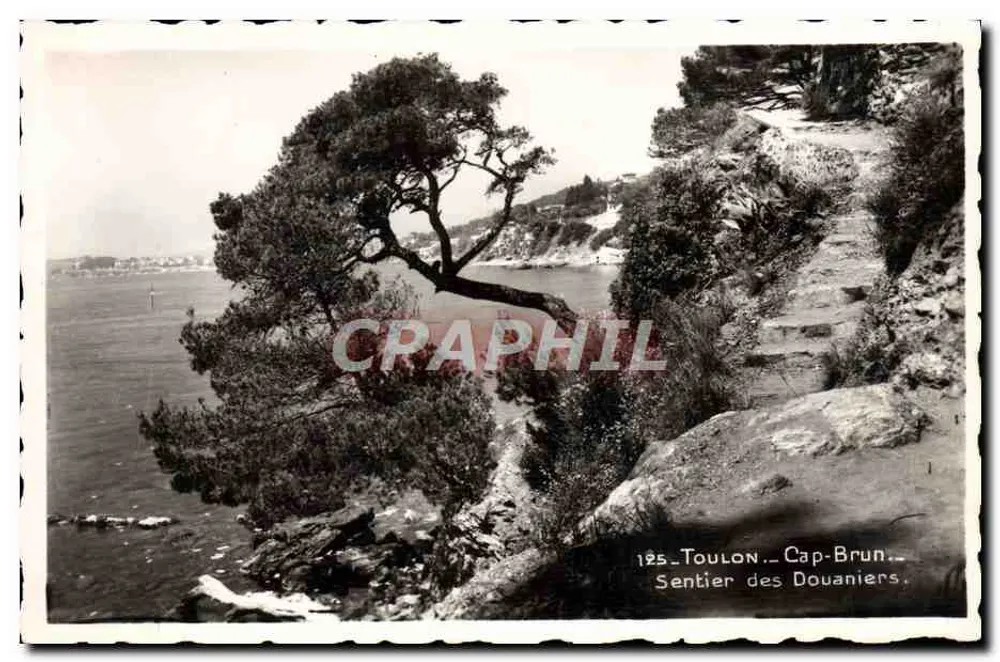 Toulon — Cap Brun — Sentier des Douaniers — Edição Bouvet-Sourd-Brenoud - Frente