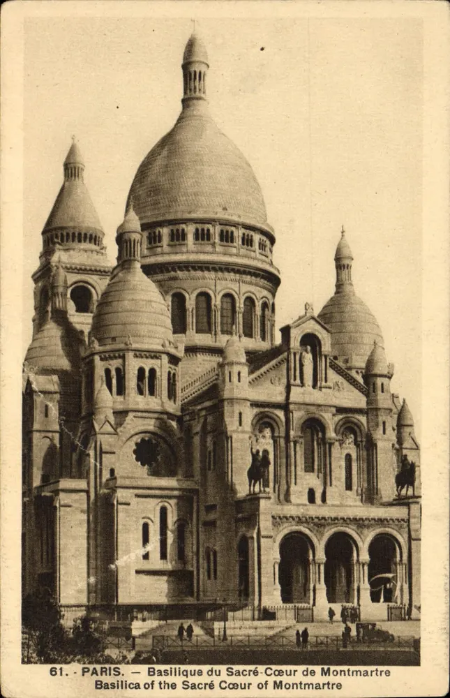 Basilique du Sacré-Cœur de Montmartre — Paris — n°61 - Vorderseite