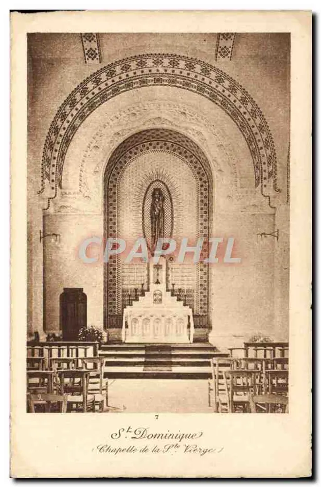 Saint-Dominique — Kapelle der B. Jungfrau — Nr. 7 - Vorderseite