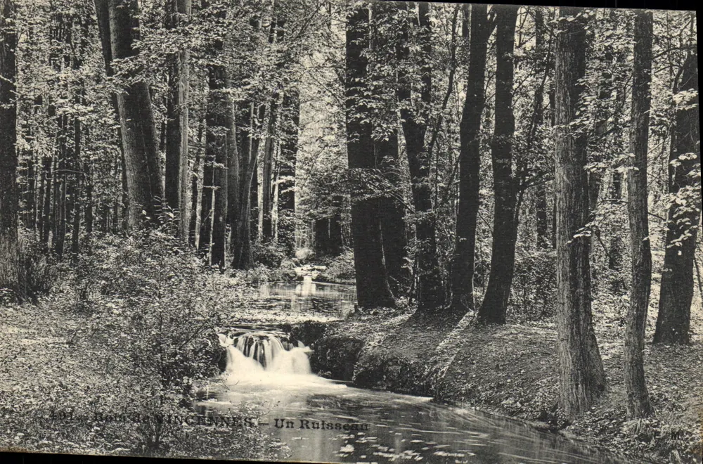Rivière de Wincennes — Ein Bach — E. Malecuit, Fotoverlag, Paris - Vorderseite