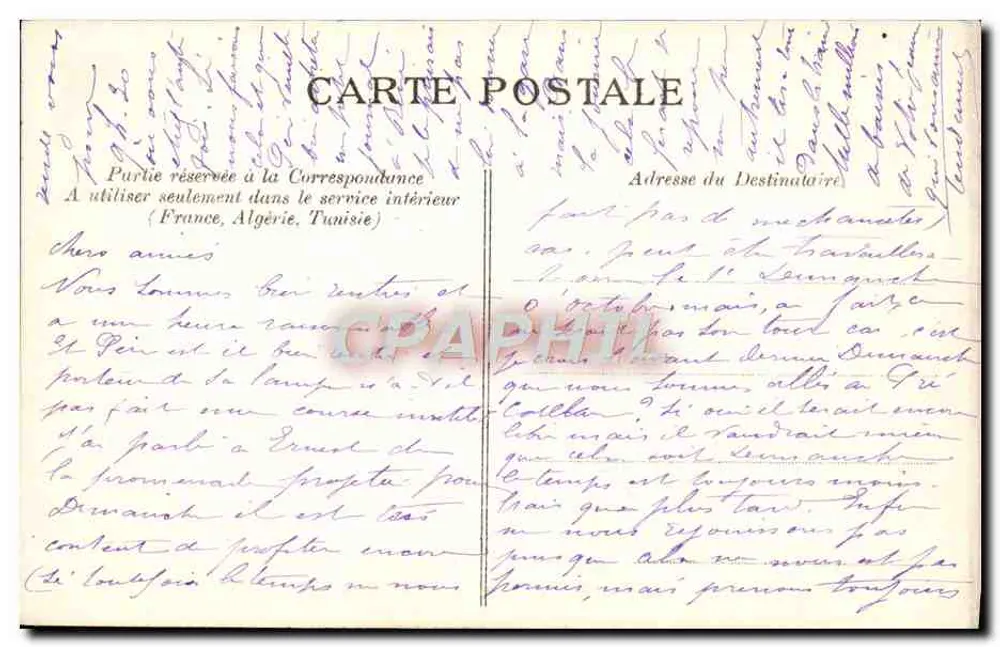 Wasserfall des Longchamps-Baches — Bois de Boulogne — C. L. C. n°485 - Rückseite