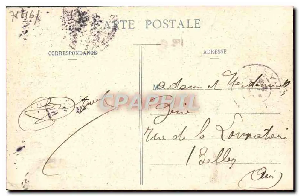 Paris - Bois de Boulogne - Die Brücke über den See — anonymer Verlag, Nr. 497 - Rückseite