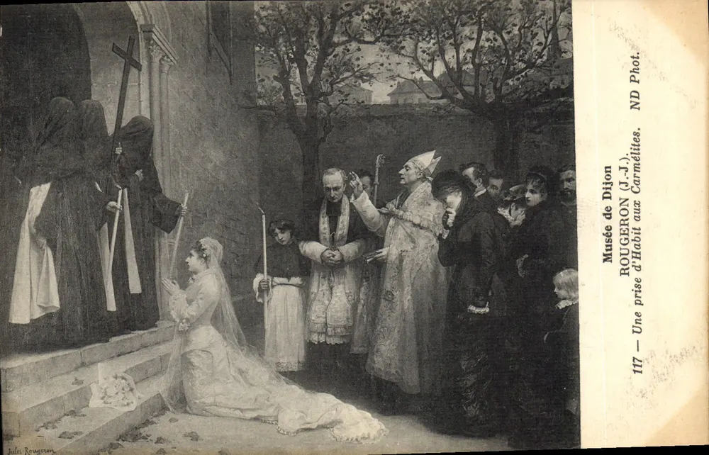 Einnahme des Habit bei den Karmelitinnen — Museum Dijon — ROUGERON (J.-J.) - Vorderseite
