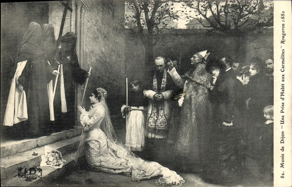 Einnahme des Habit bei den Carmeliten — Dijon — Verlag LED Dijon, n°82 - Vorderseite