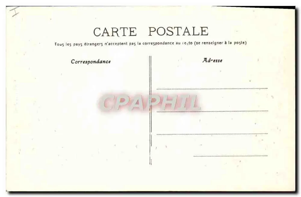 Einnahme des Habit bei den Carmeliten — Dijon — Verlag LED Dijon, n°82 - Rückseite
