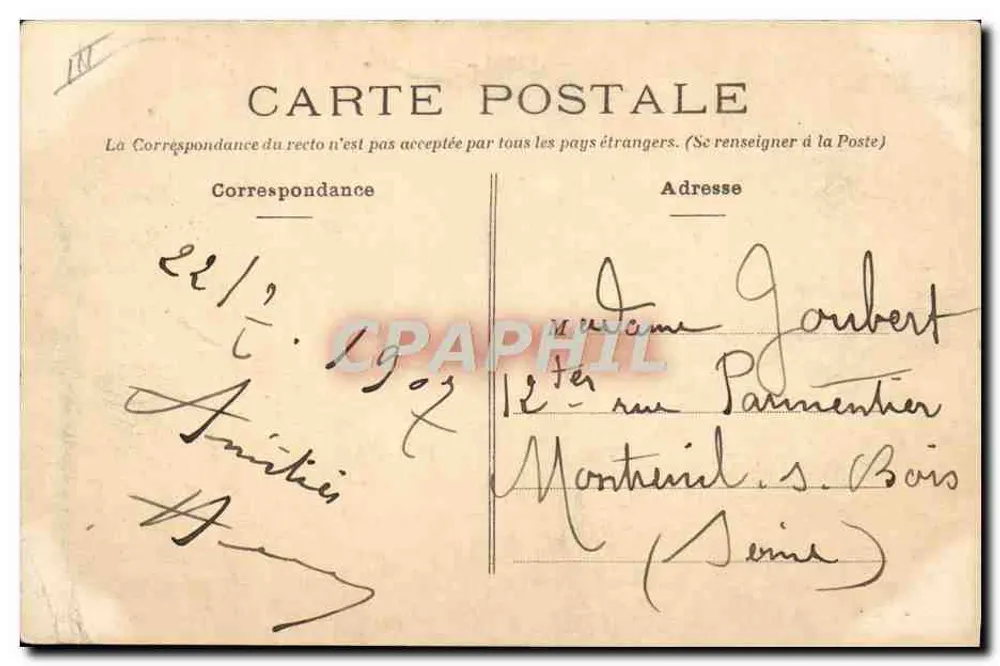 Angers — Ehemaliges Konvent der Bußbrüder — Verlag R.R. n°12 - Rückseite