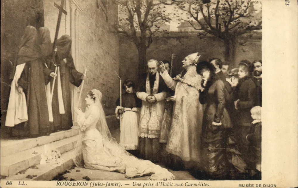 Einnahme des Habit bei den Carmeliten — Rougeron (Jules-James) — Musée de Dijon - Vorderseite