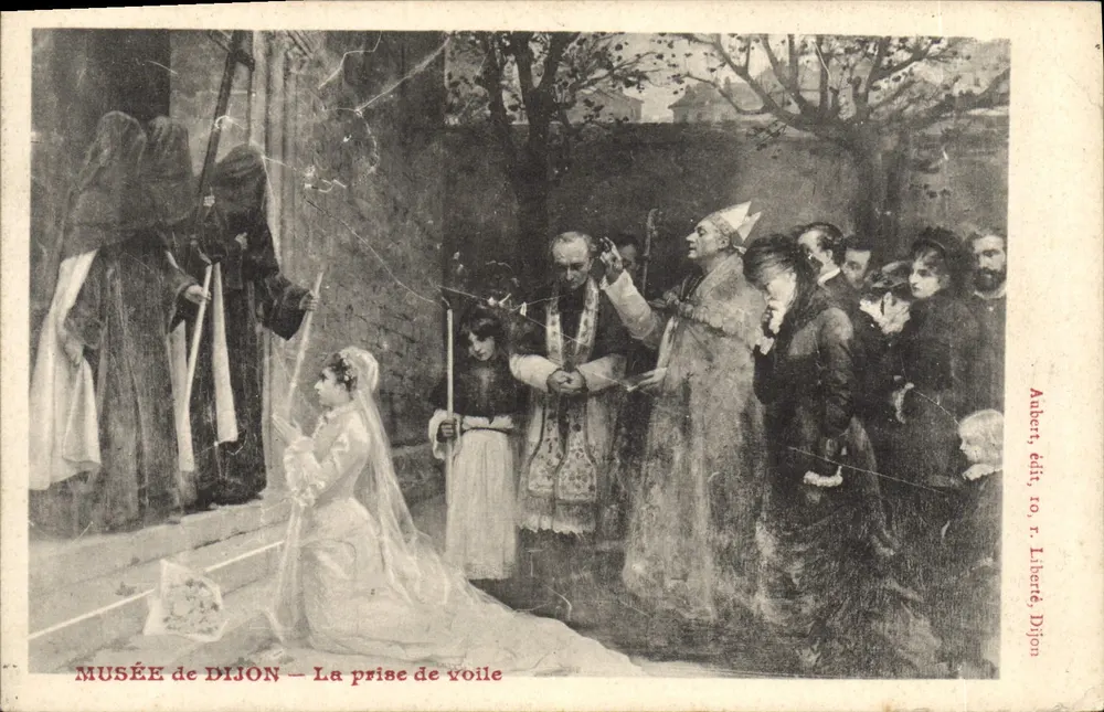 Museu de Dijon — A cerimônia da toga — Aubert editor, 10, r. Liberté, Dijon - Frente