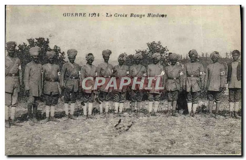 Soldaten der Hindu-Red-Cross — Krieg 1914 — Verlag Hindu-Red-Cross - Vorderseite