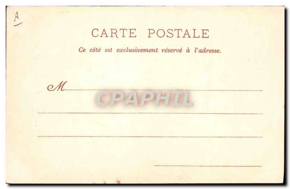Saumur - Dressur - Über die Gräben springen — Auszug aus dem Reitalbum der Kavallerieschule, Verlag C. Charier, Saumur — Royer et Cie, Nancy - Rückseite