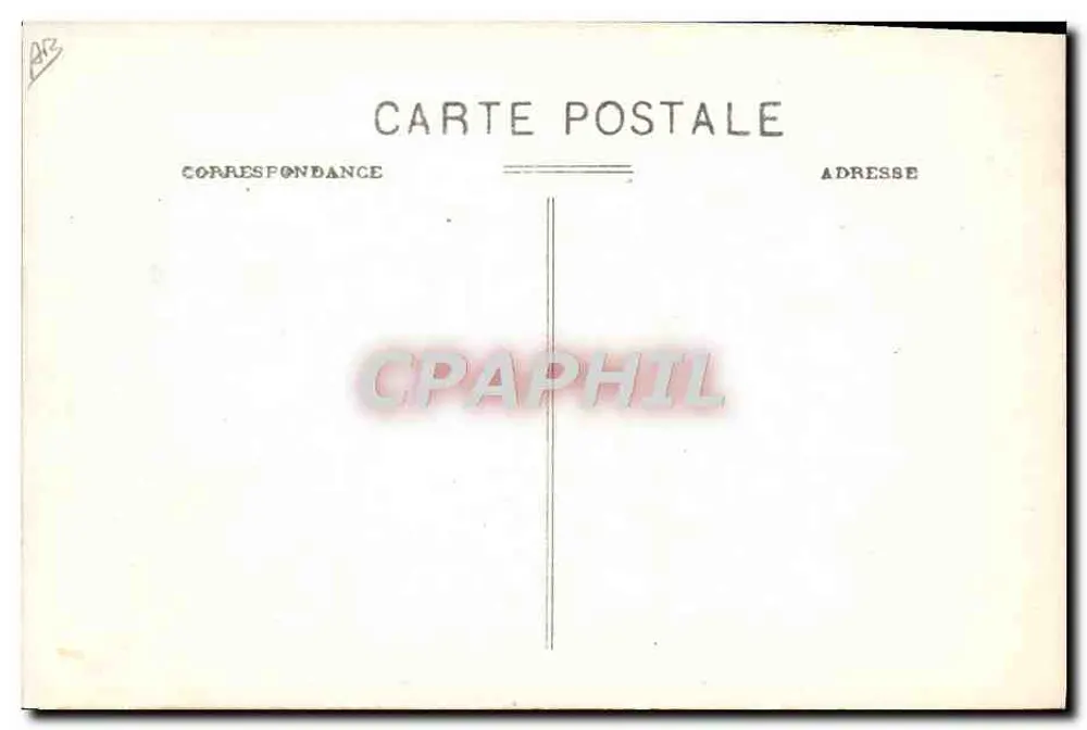 Escola de Cavalaria em Saumur — Salto de um cavaleiro — Edit. Blanchaud, Saumur, n°27 - Verso