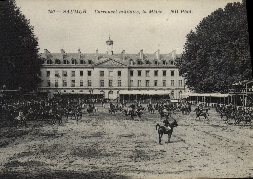 Saumur — Militärischer Karussell, die Mélée — ND Phot. n°150 - Vorderseite