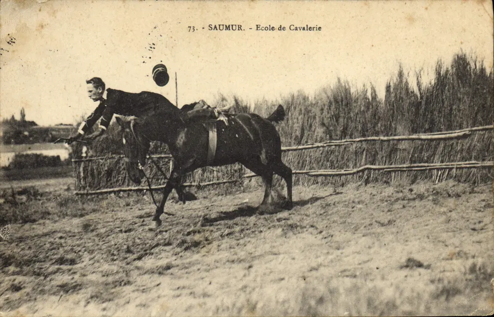 Saumur — École de Cavalerie — éditeur imprimeur non identifié, n° 73 - Vorderseite