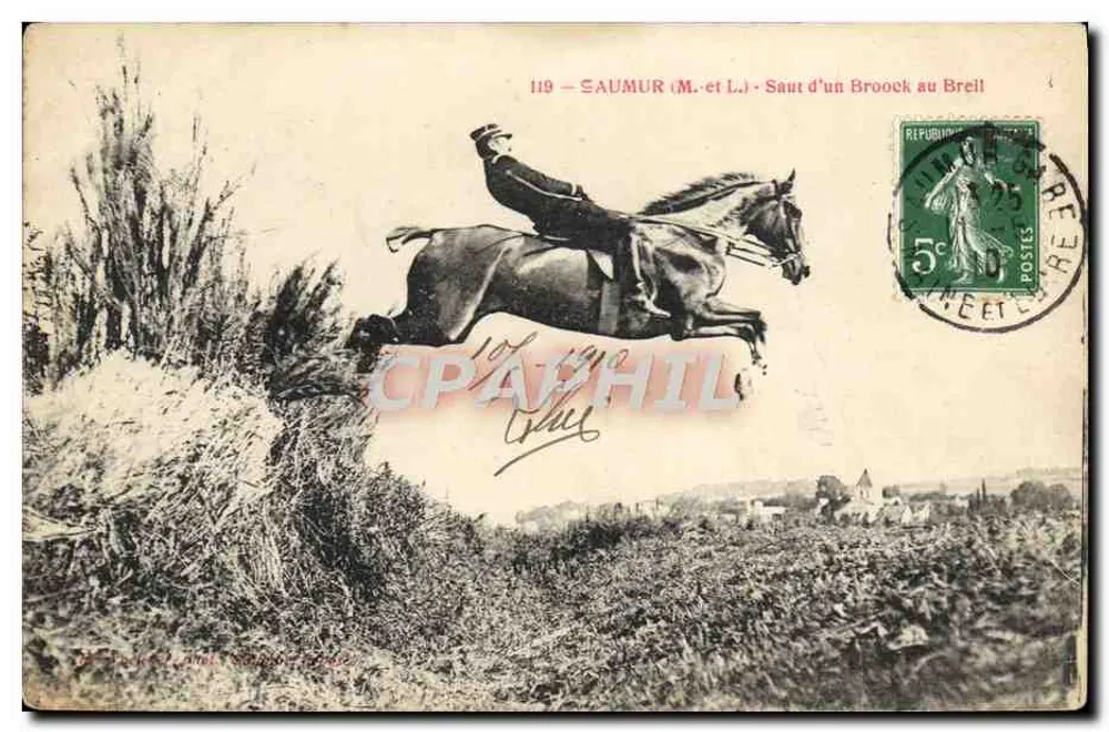Saumur (M. et L.) — Sprung eines Broock in Breil — Verlag M. et L., Nr. 119 - Vorderseite