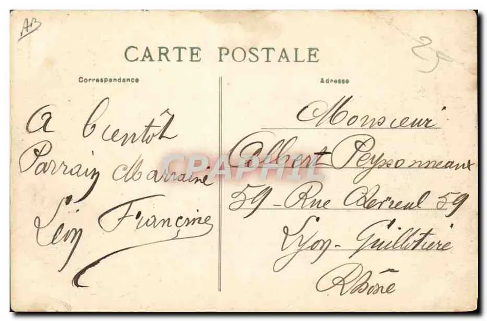 Saumur (M. et L.) — Sprung eines Broock in Breil — Verlag M. et L., Nr. 119 - Rückseite