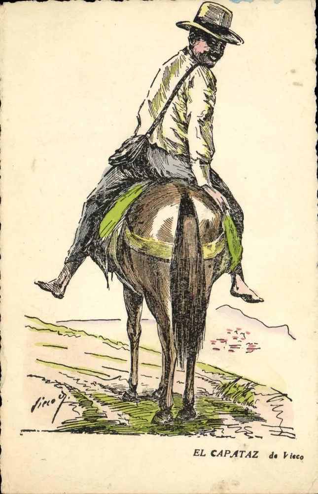 El Capataz de Vieco — Reiter, Verlag Circo G. de Vieco - Vorderseite