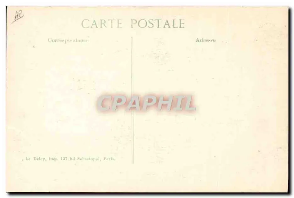 Deutsche Kanonen, von den Briten gefangen genommen — 1914 — Edition Le Deloy, Druck 127, bd Sebastopol, Paris - Rückseite