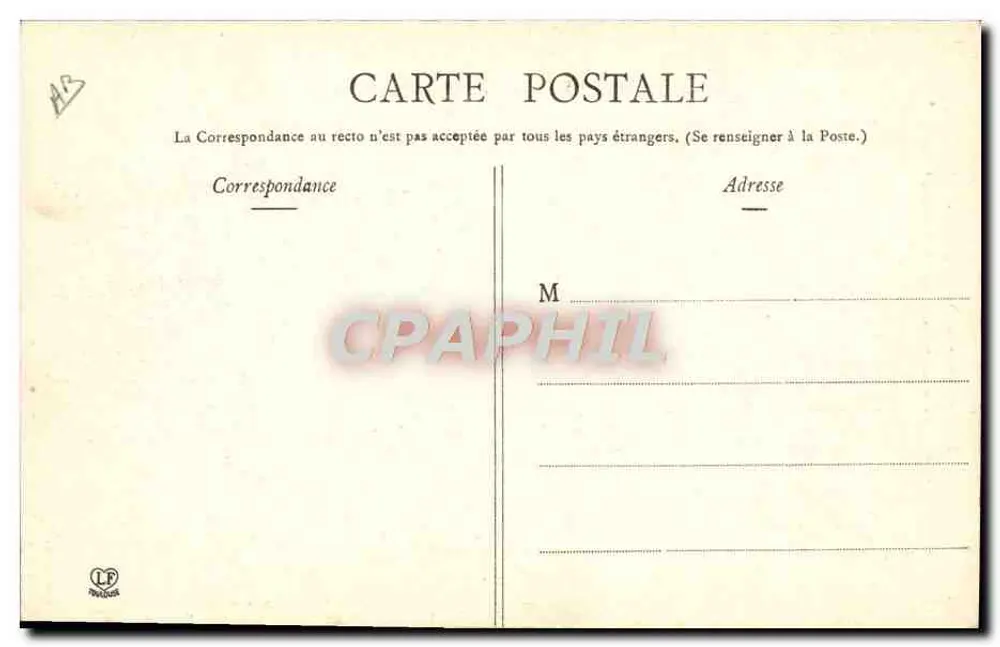 Os Pirineus Ariégeois — Tipo de Massatoise (Ladiourne) — Fototipia Labouche Frères, Toulouse - Verso