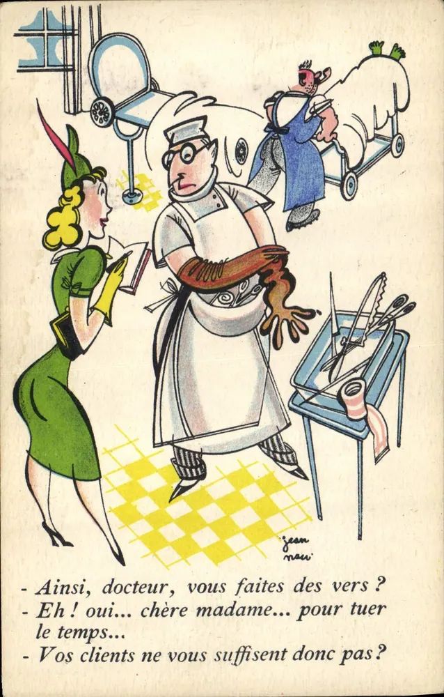 Arzt für kosmetische Chirurgie — Humor — Verlag NOJER Paris - Vorderseite