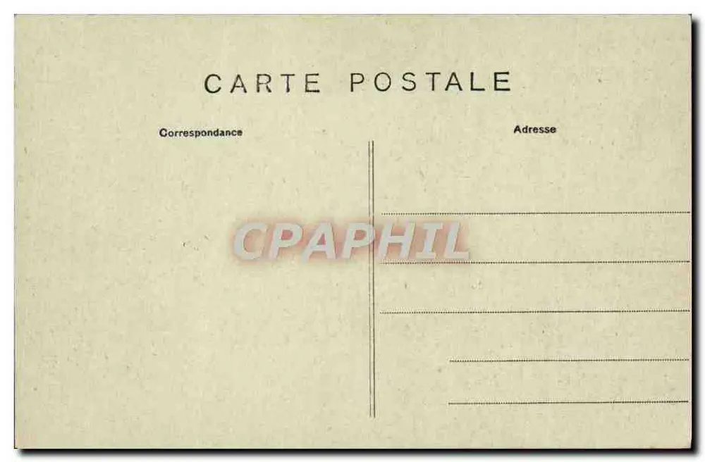 Paris (1º) — Palácio de Justiça e Conciergerie — D.P. - Verso