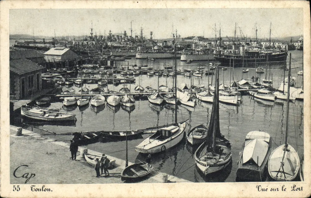 Cap Toulon — Vue sur le Port — éditeur Cap Toulon, n° 55 - Vorderseite