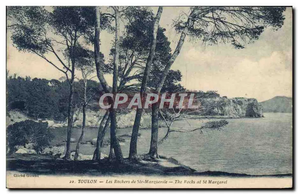 Toulon — Les Rochers de St-Marguerite — Gliché Giraud, n°22 - Vorderseite