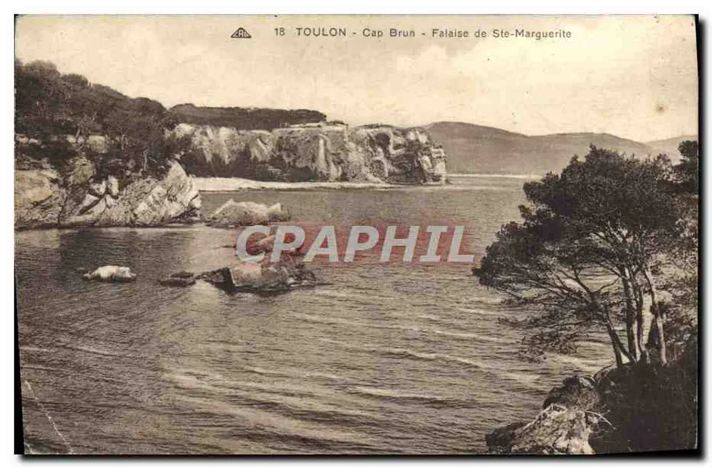 Toulon - Cap Brun - Felsen von Ste-Marguerite — Herausgeber: Imprimerie des Arts Graphiques - Vorderseite
