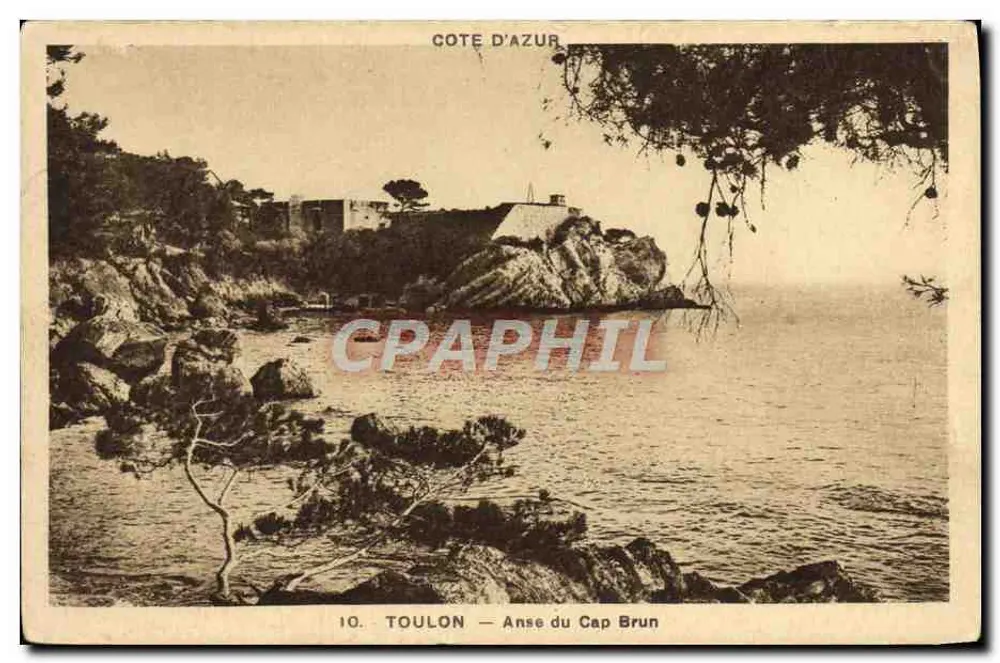 Toulon — Anse do Cap Brun — Costa da Provença - Frente