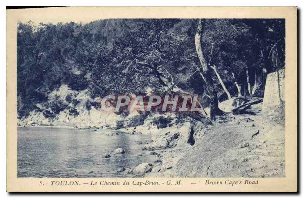 Toulon — O Caminho do Cabo Branco — G.M. — Brown Cafe's Road - Frente