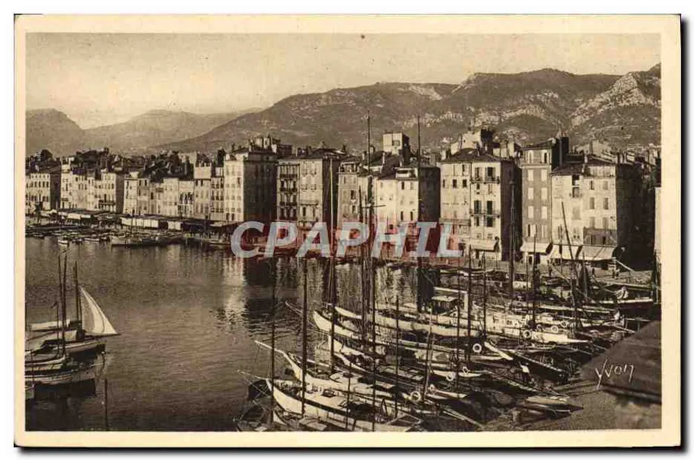 Toulon — Panoramablick auf den Hafen — Les Éditions d'Art Yvon, Paris - Vorderseite