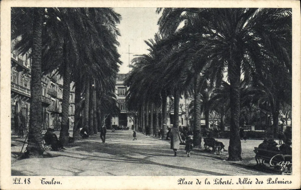 Toulon — Place de la Liberté, Allée des Palmiers — Cap - Vorderseite