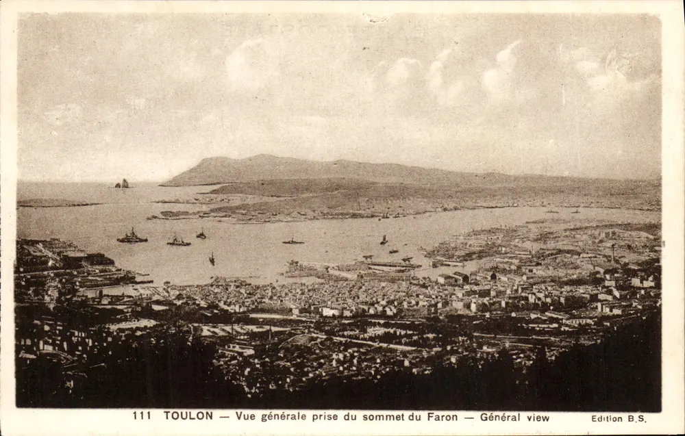 Toulon — Allgemeiner Blick vom Gipfel des Faron — Edition B.S. Nr. 111 - Vorderseite