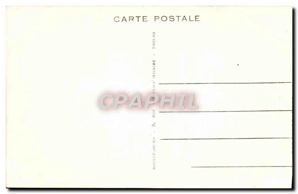 Toulon — Allgemeiner Blick vom Gipfel des Faron — Edition B.S. Nr. 111 - Rückseite