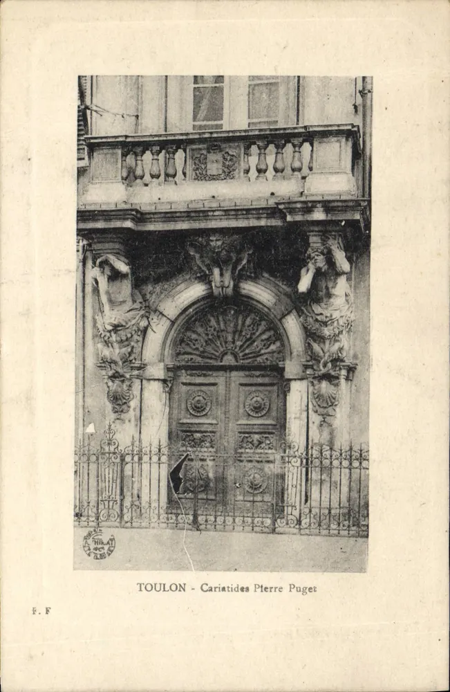 Toulon - Cariatides Pierre Puget — Editora F. F. (n° 83) - Frente