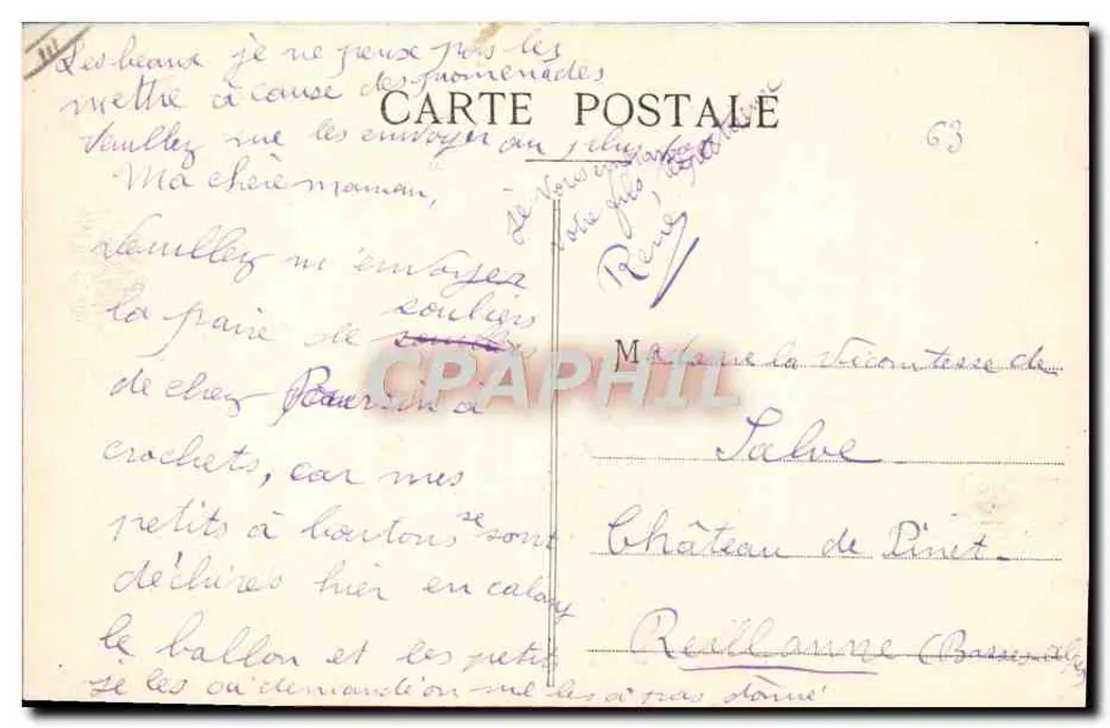 L'istituzione francese dei Gesuiti — Lione — Leveng & Cottin, Lione - Verso