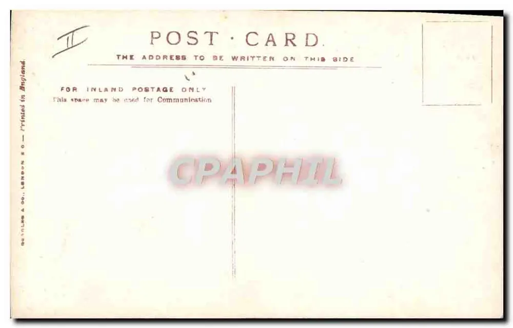 Cardinal Newman — retrato de busto — J. Beagles & Co. FC, n° 663.A - Verso