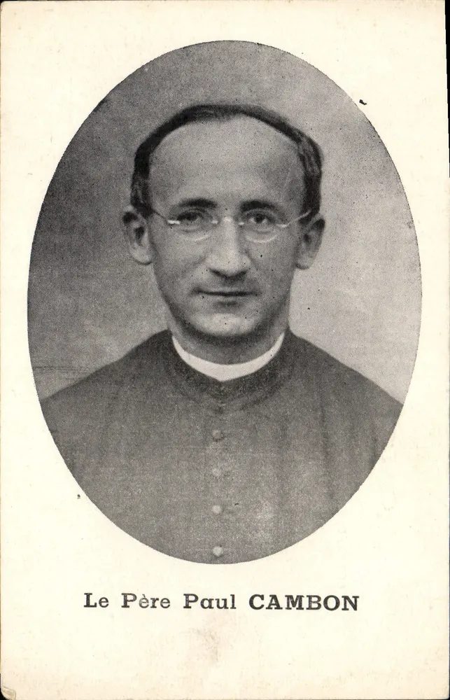 O Padre Paul CAMBON — retrato — cartão postal - Frente