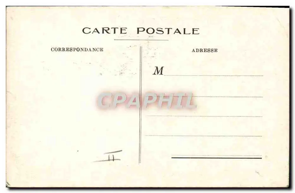 O Padre Paul CAMBON — retrato — cartão postal - Verso