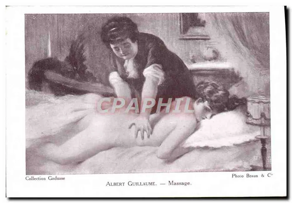 Massagem — Albert Guillaume — Foto Braun & C° - Frente