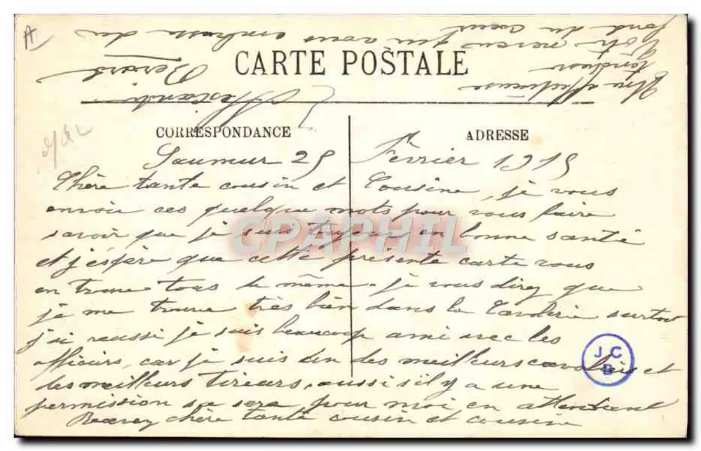 Saumur — Schule für Reitkunst — Militärsquare - Rückseite