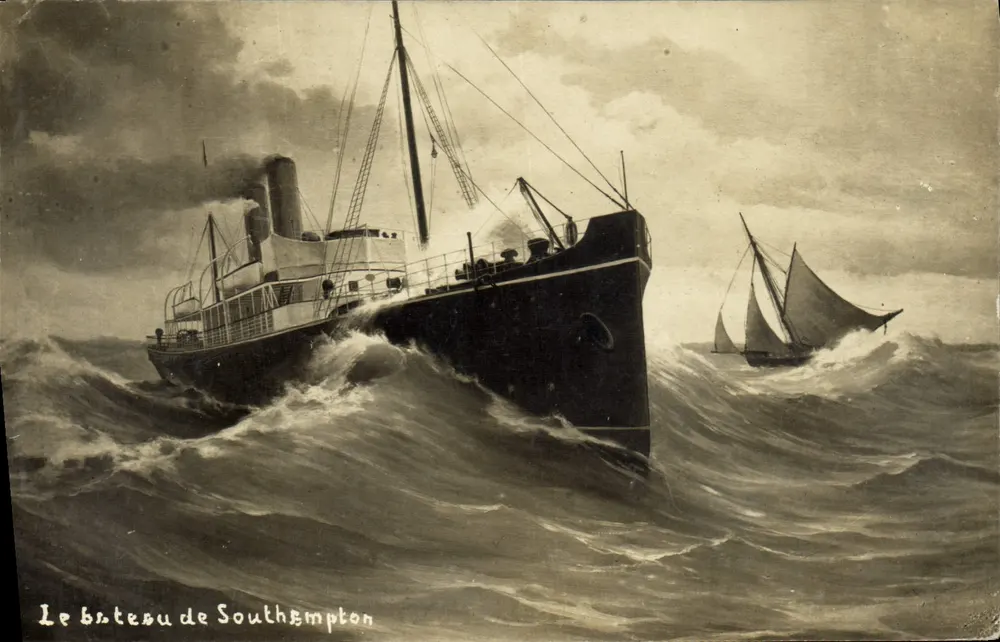 Das Schiff von Southampton — künstlerische Reproduktion — NEMO - Vorderseite