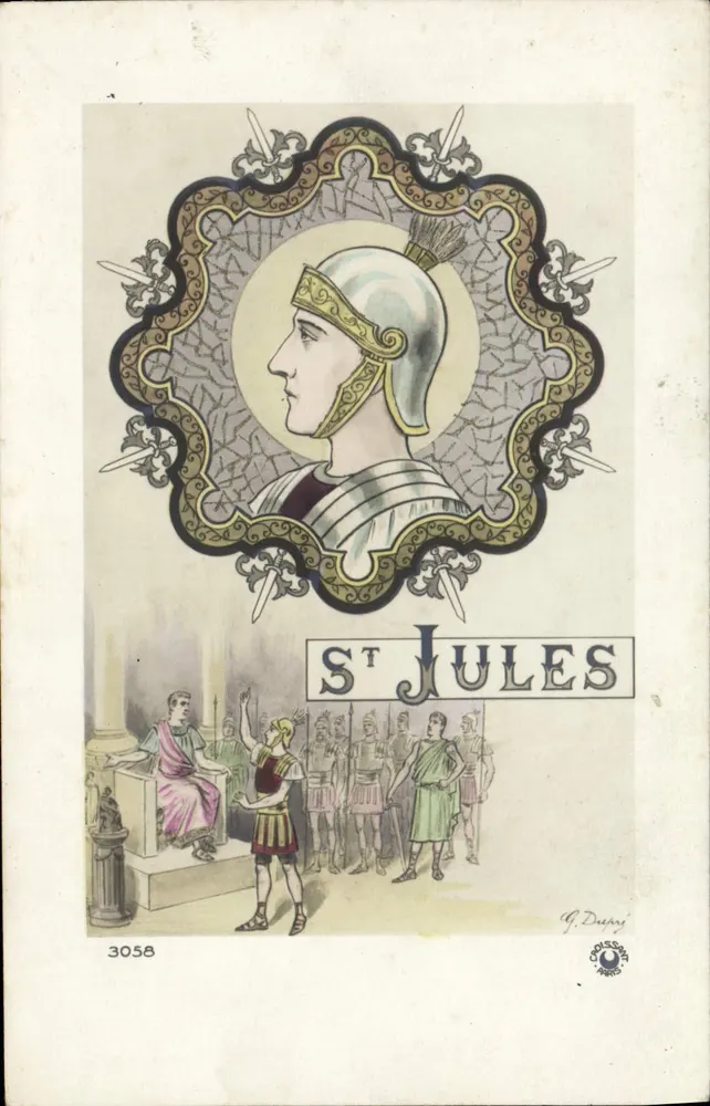 São Júlio — ilustração histórica — G. Despay, n° 3058 - Frente