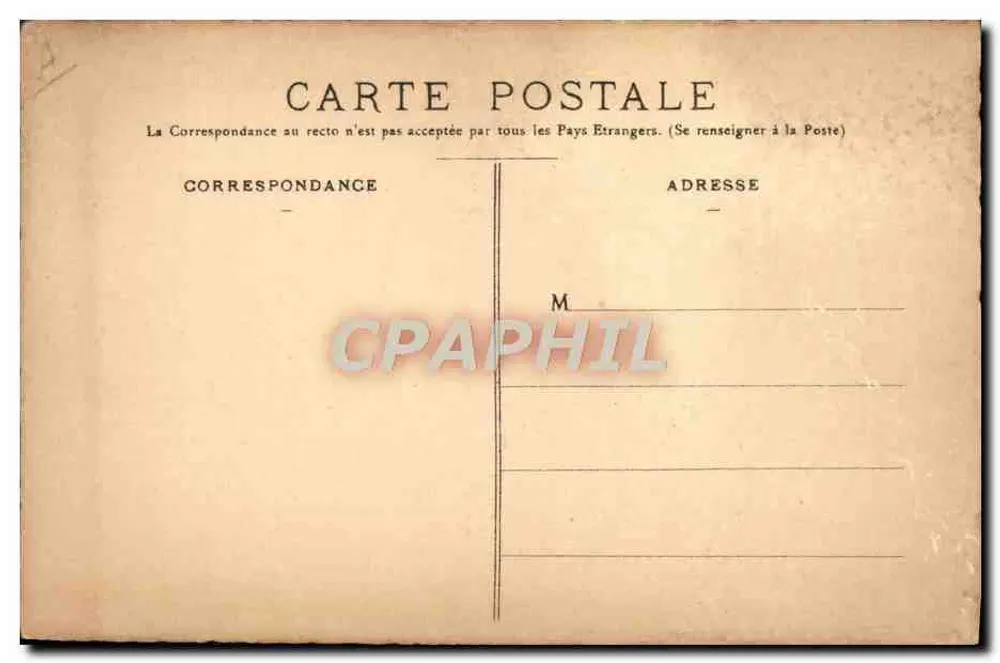 Sainte Solange — Les Saintes de France — Bl. Bourdery, n°6, 1913 - Rückseite