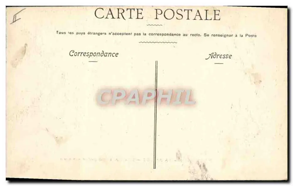 Infanteristen, die eine Straße bewachen — La Bassée — Kriegsszenen — Toulouse - Rückseite