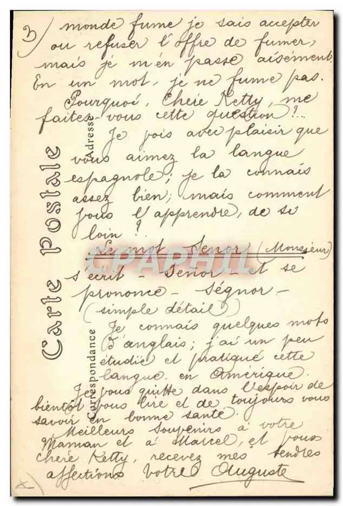 Giovane donna basca — ND. Phol. — n°43 - Verso