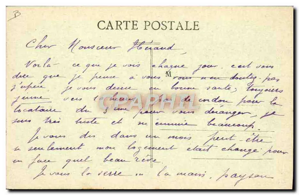 NO PAÍS BASCO - Rentrée du Foin - Fototipia Marcel Délloy, Toulouse - Verso