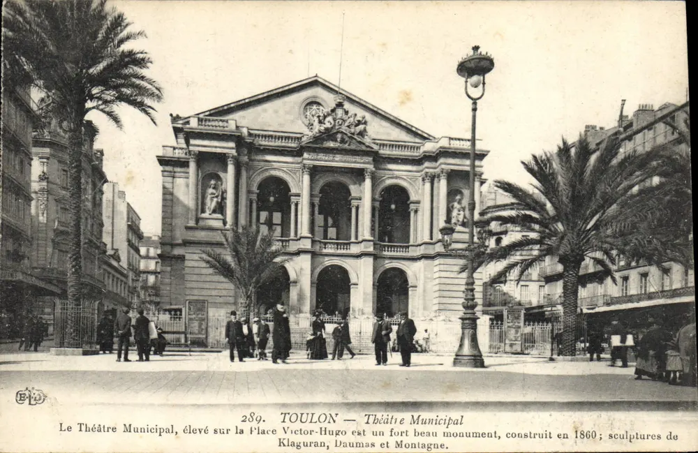 Toulon — Municipales Theater — Verleger E. P. Nr. 289 - Vorderseite