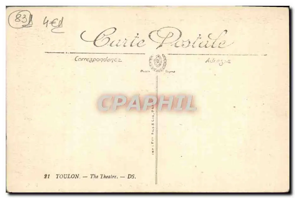 Toulon — O Teatro — D.S. n°21 - Verso